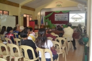 A short video presented to the participants about the established Harmony Zone areas in some of the poor brgy